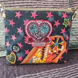 Consuela Multicolor Embroidered Women's Bag